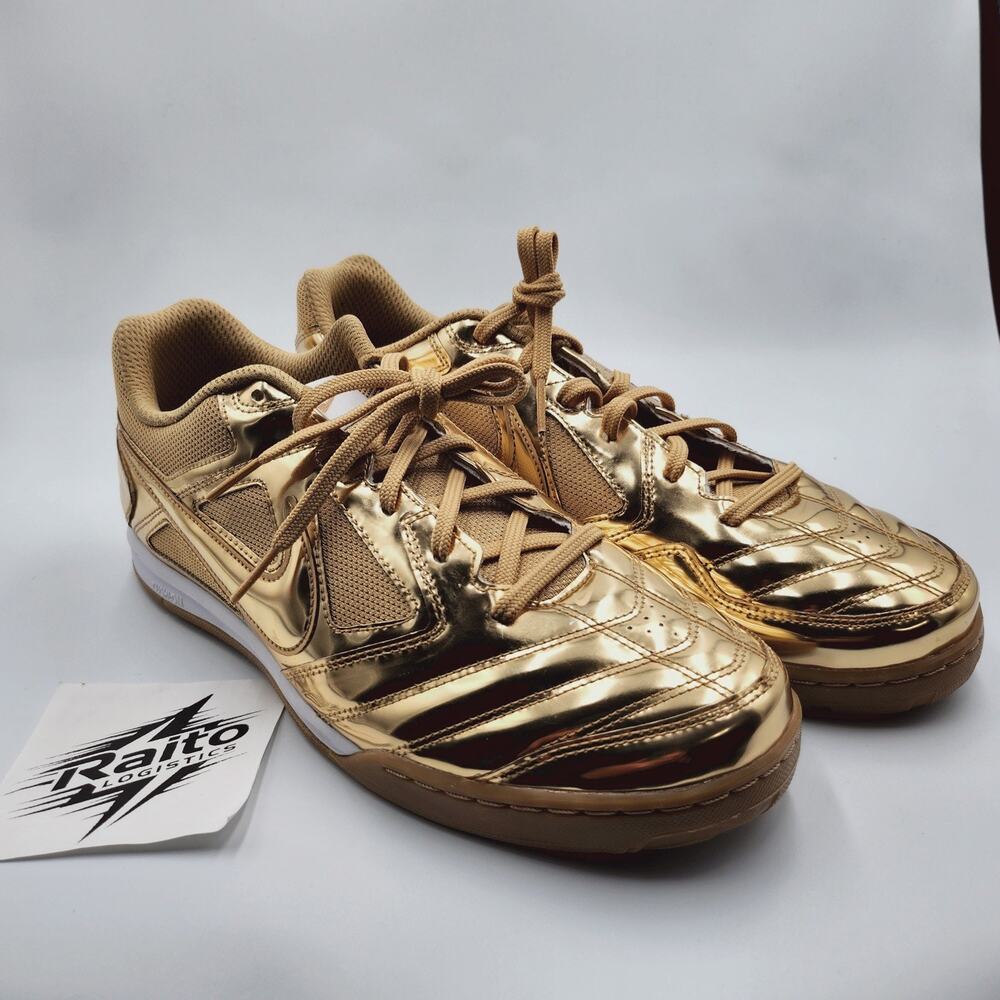 Men Size 11 Nike Gato LV8 Metallic Gold White Gum Sneakers IB3566 700 New